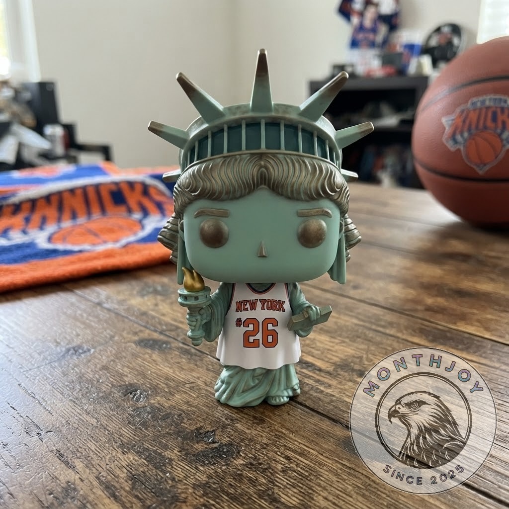 New York Knicks Statue of Liberty World Champions Funko Pop figure close-up