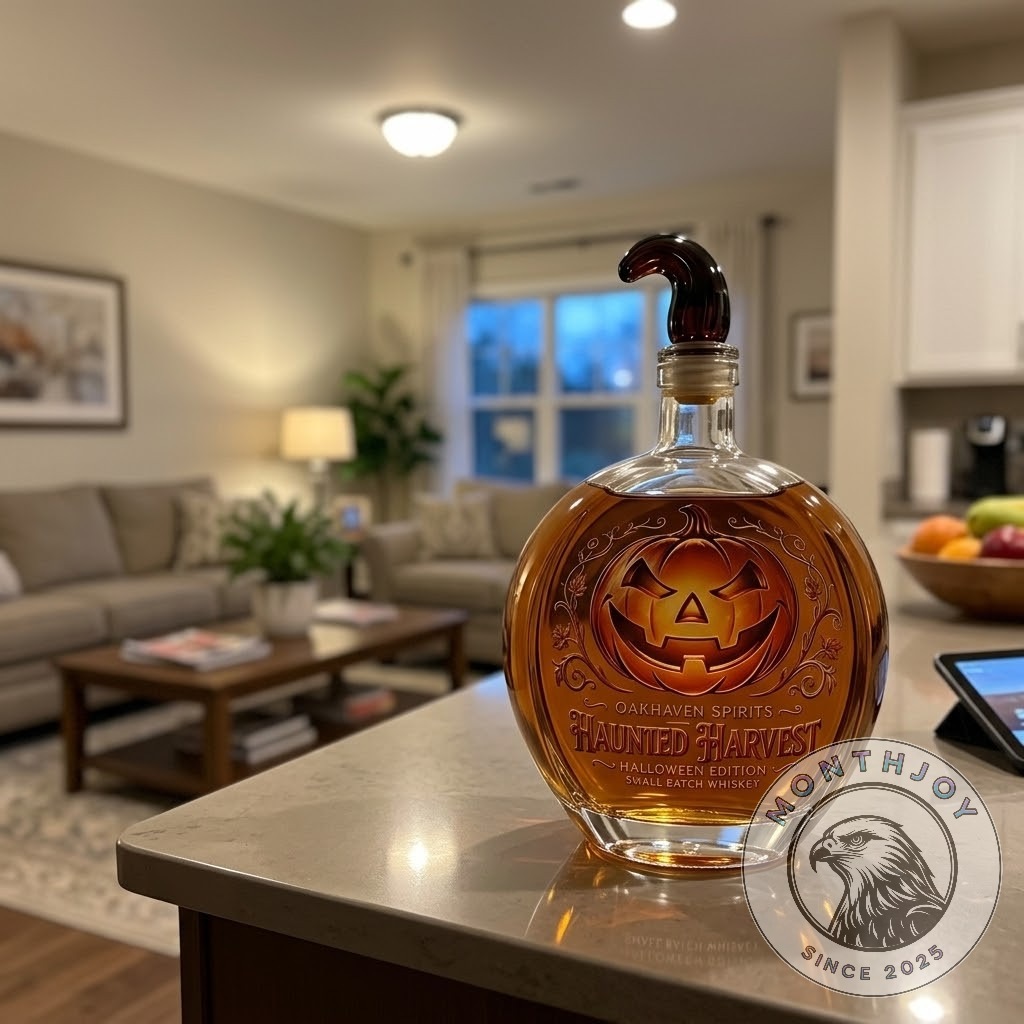 OakHaven Spirits Haunted Harvest Halloween 2026 Whiskey Decanter - photo 3