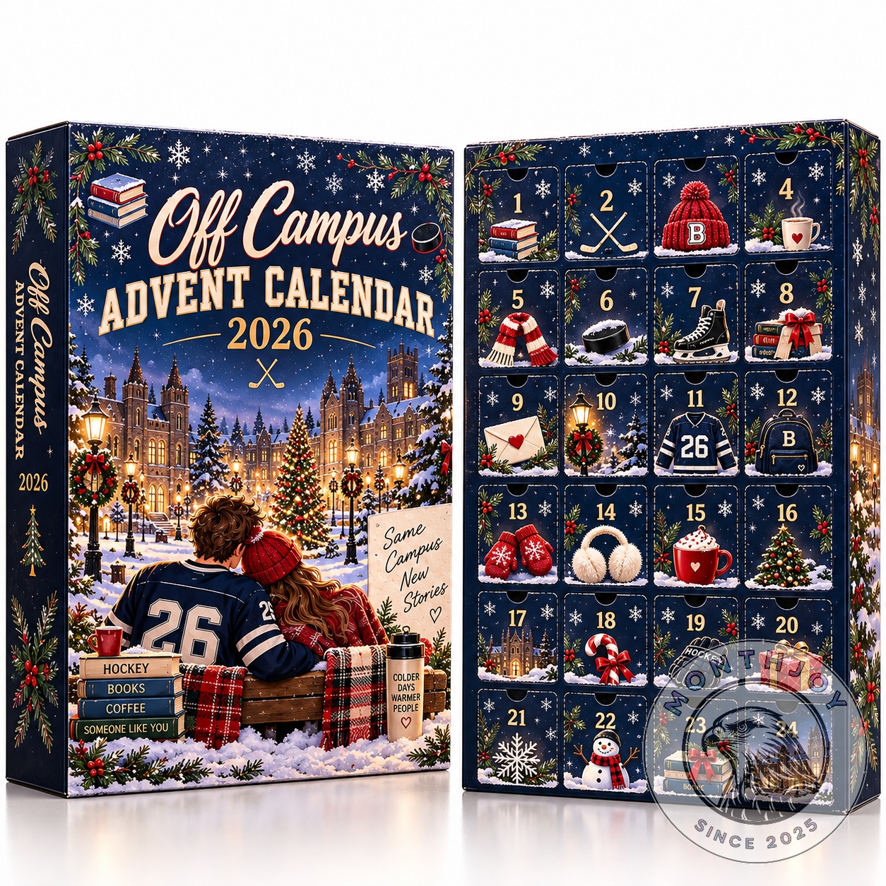 Off Campus Briarwood University Hockey Christmas 2026 Advent Calendar - photo 2