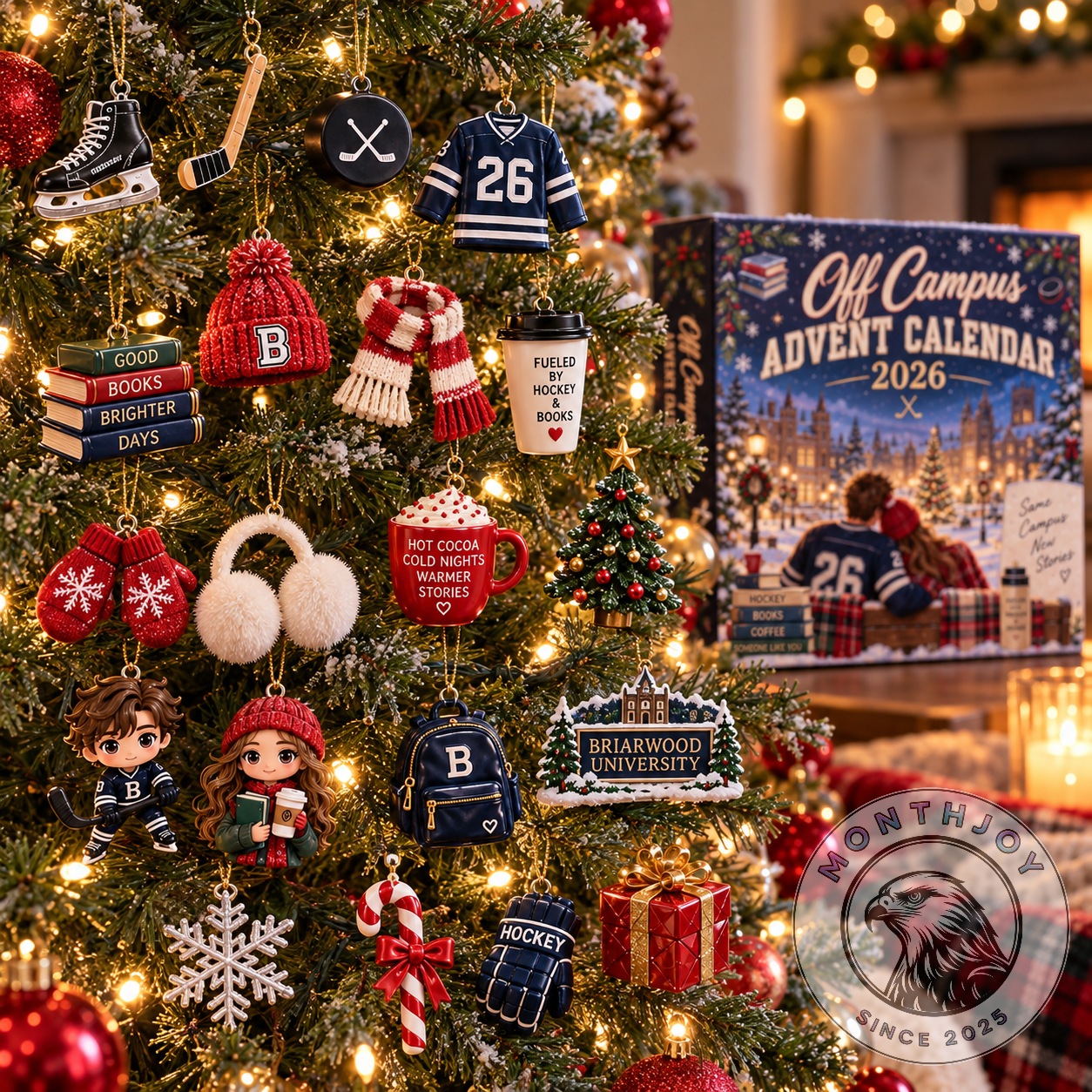 Off Campus Briarwood University Hockey Christmas 2026 Advent Calendar - photo 3