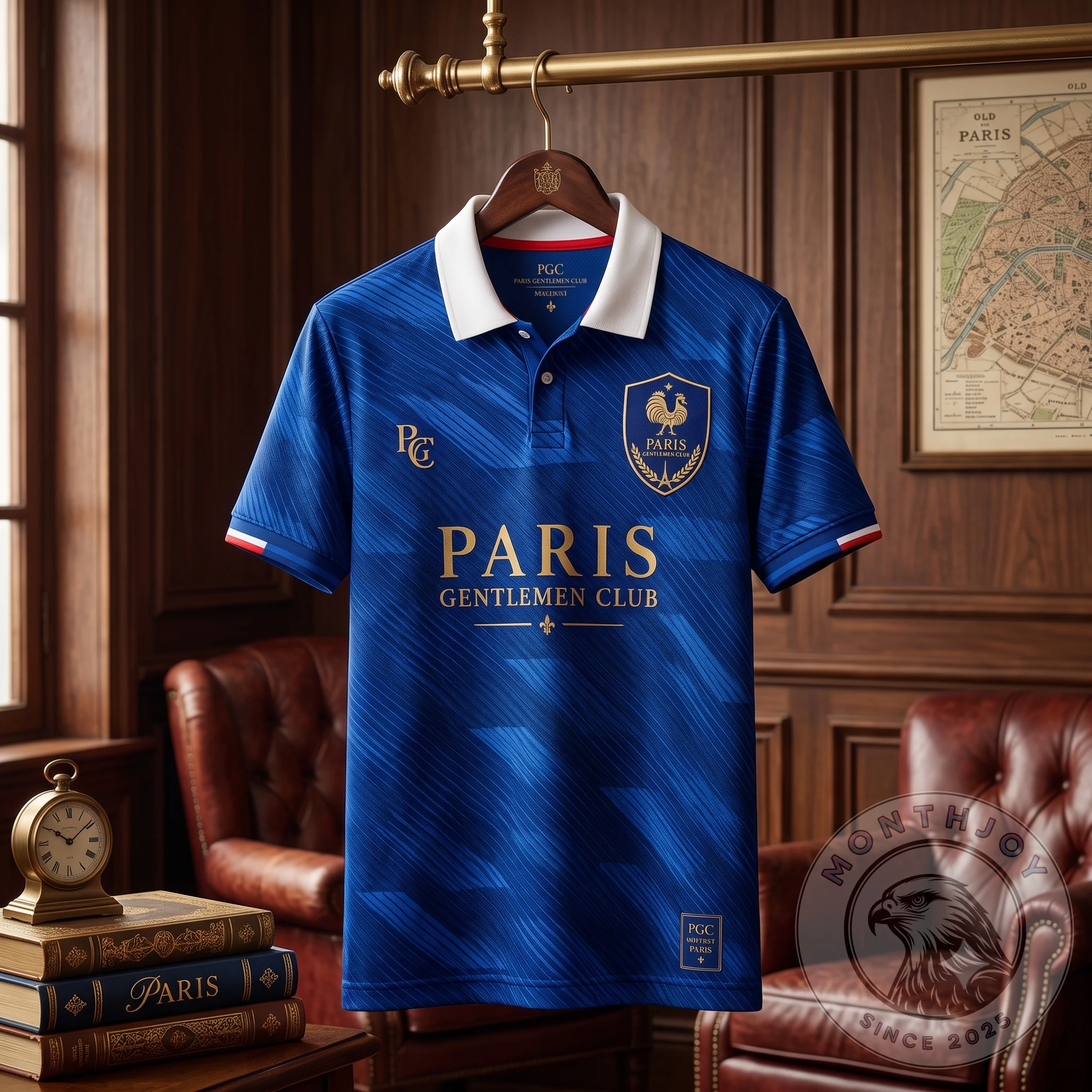 Paris Gentlemen Club 2026 Soccer Polo Jersey - Detail View