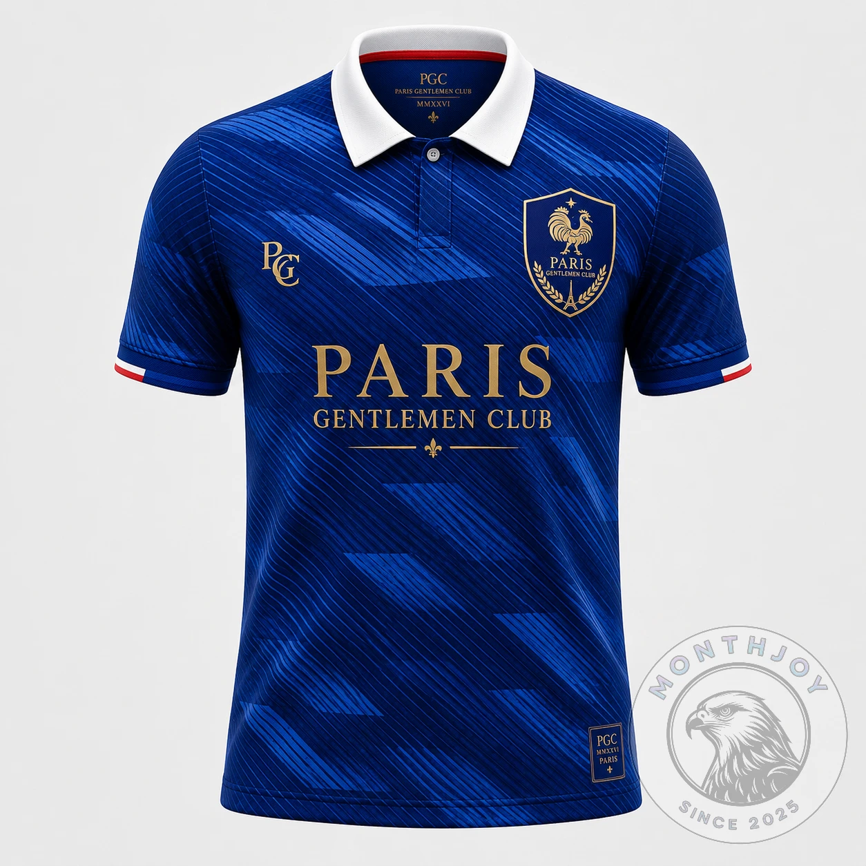 Paris Gentlemen Club 2026 Soccer Polo Jersey - Front View