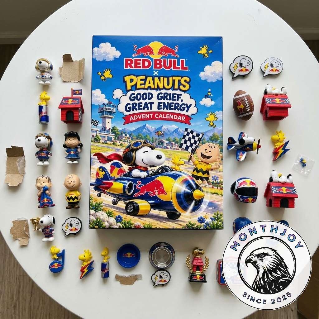 Peanuts Snoopy Red Bull Good Grief Great Energy Advent Calendar 2026 - photo 2