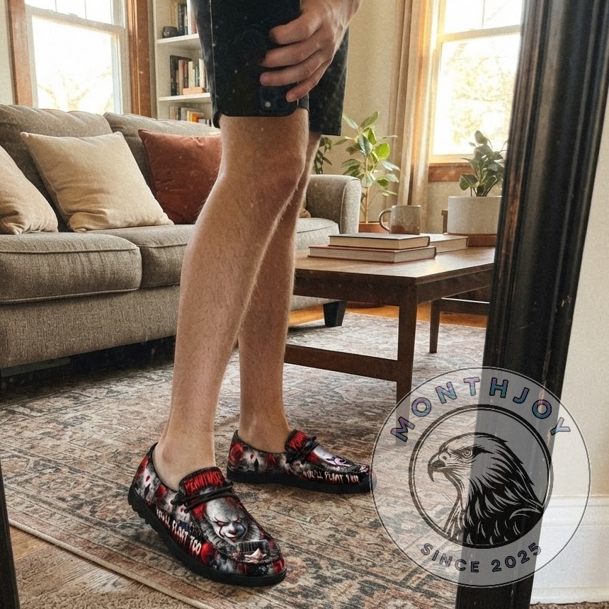 Pennywise You’ll Float Too Halloween Loafer Shoes - photo 3