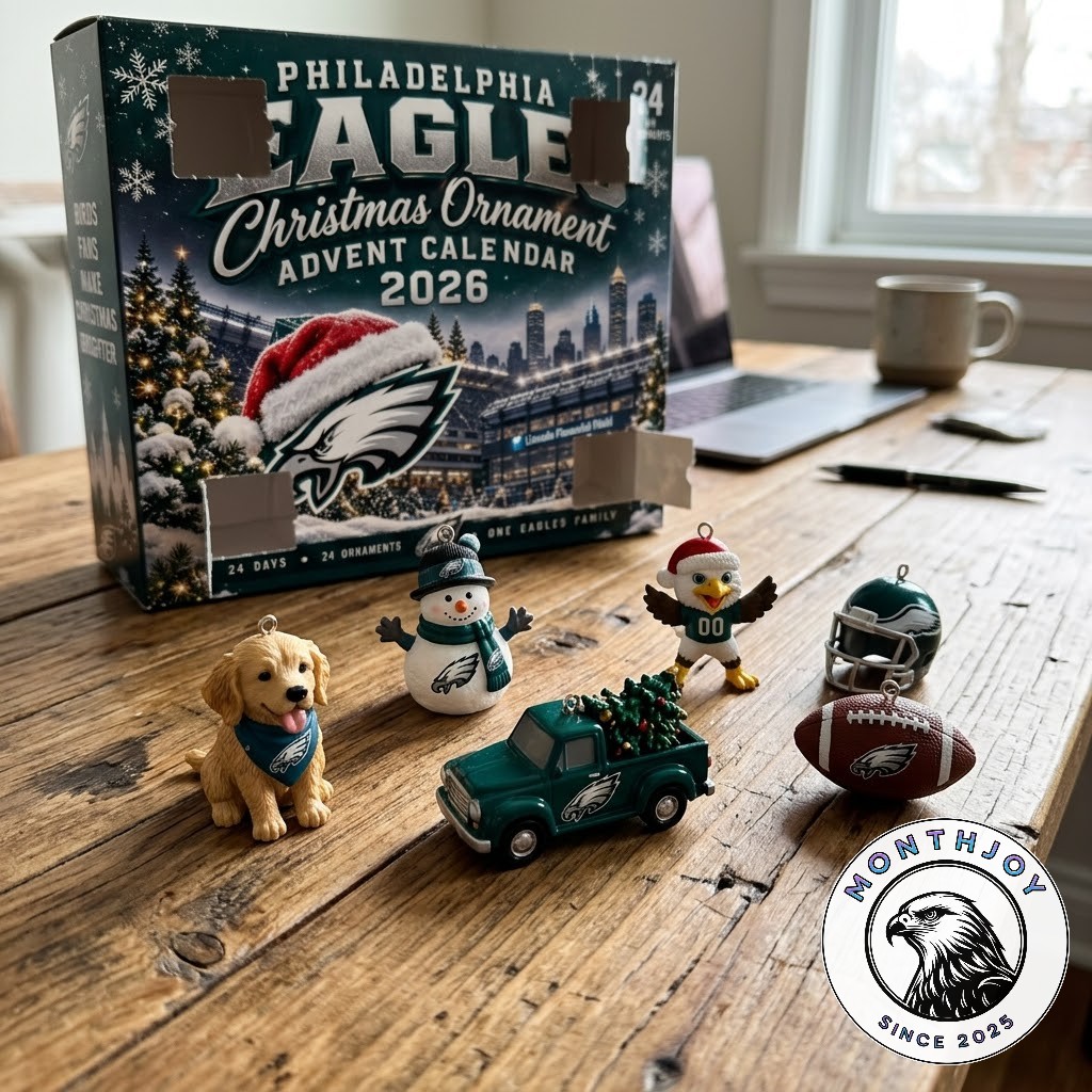 Philadelphia Eagles Christmas Ornament 2026 Advent Calendar - photo 3