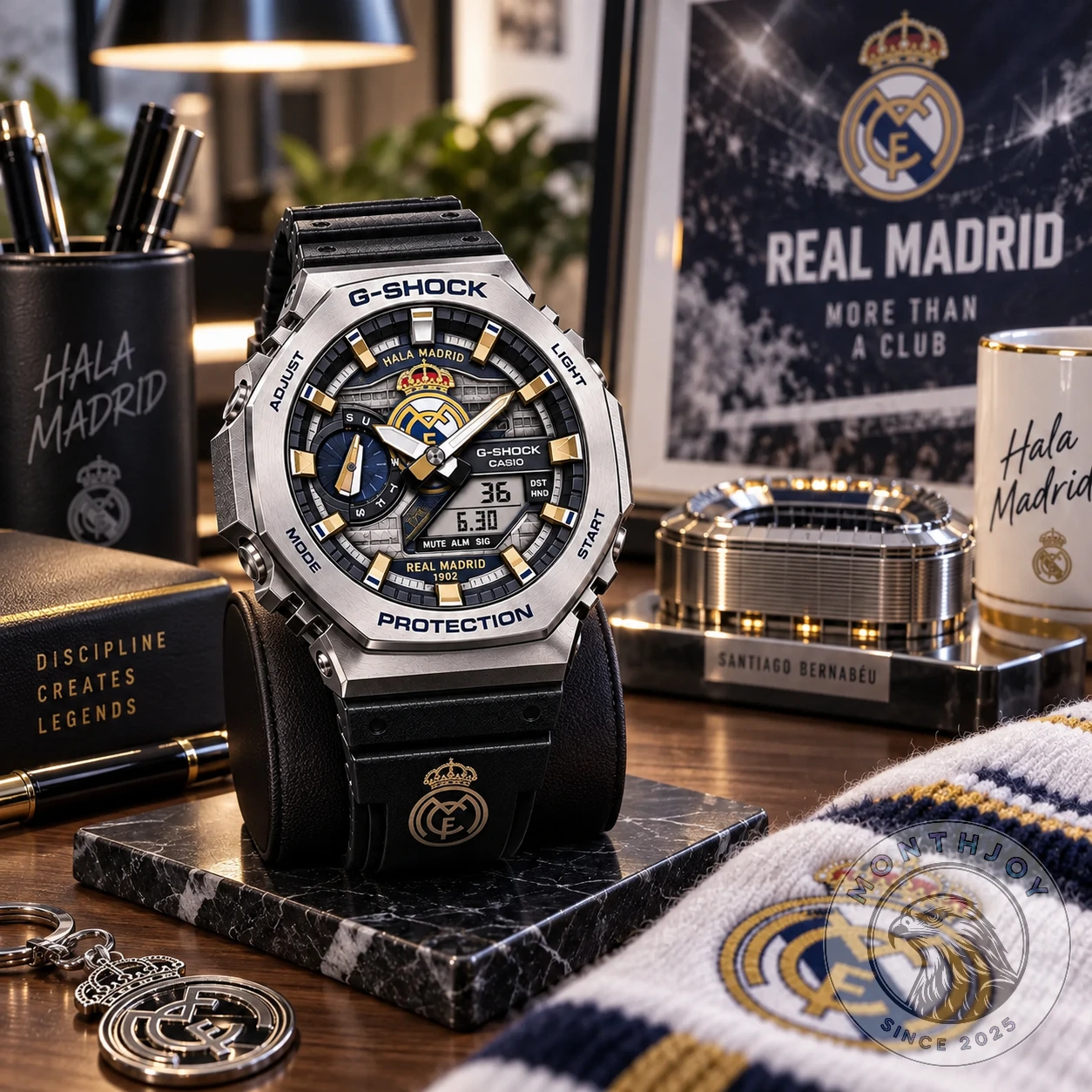 Real Madrid G-SHOCK Analog-Digital Watch - Close-Up