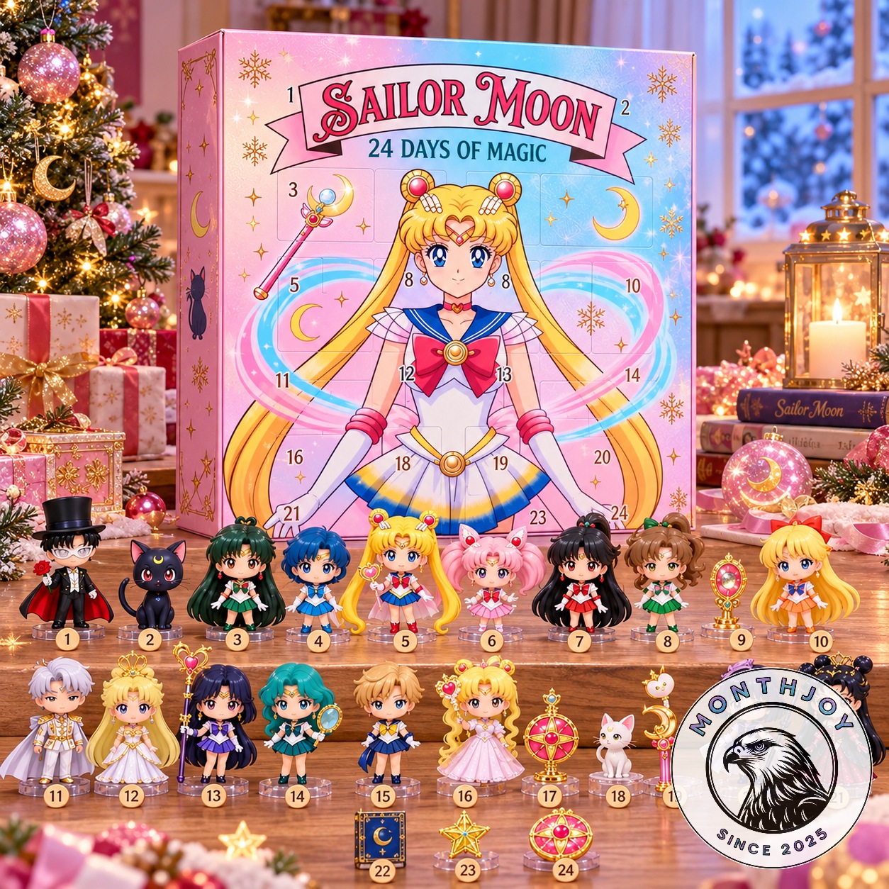 Sailor Moon 24 Days of Magic Advent Calendar 2026 - front box view