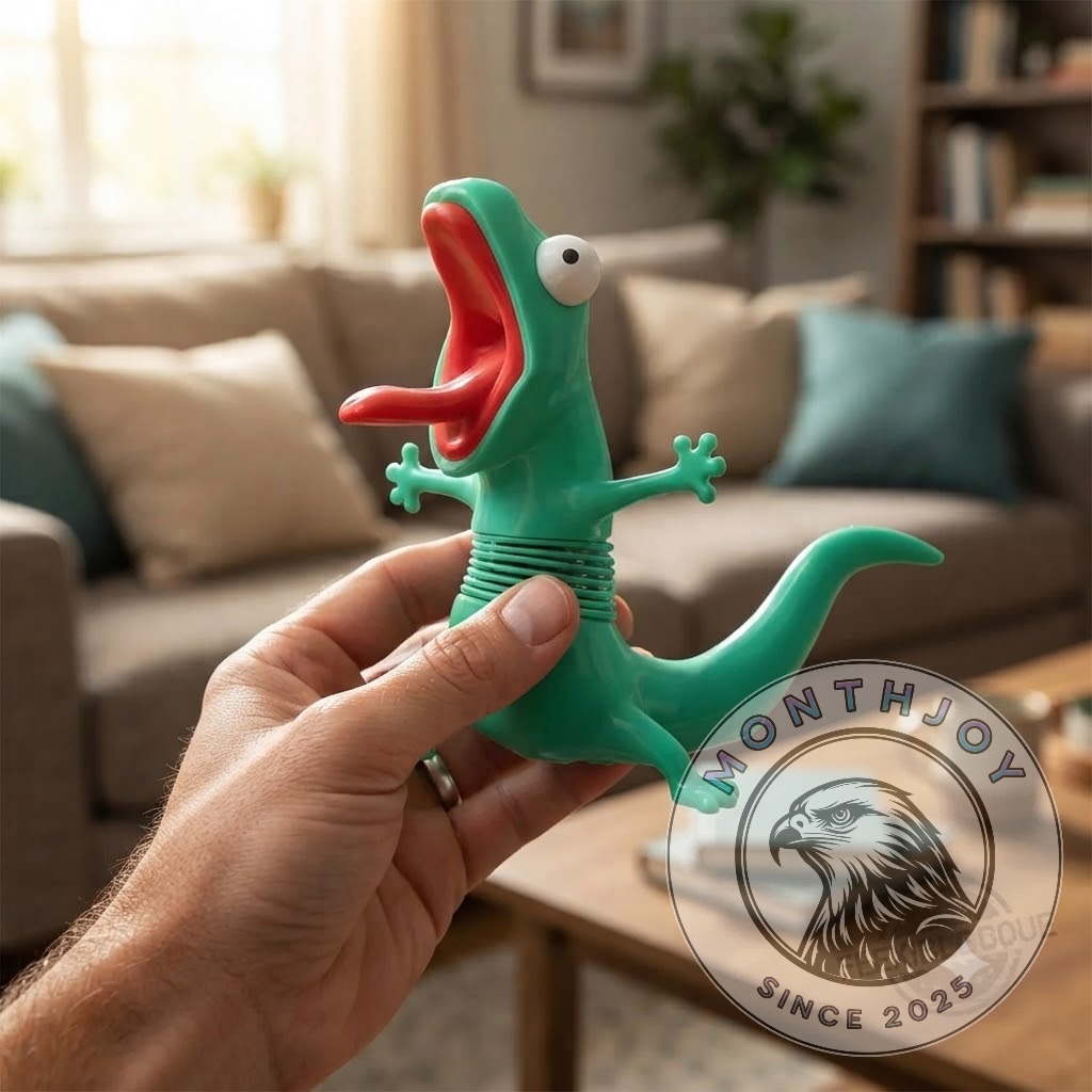 Screaming Green Lizard Car Dashboard Toy - photo 2