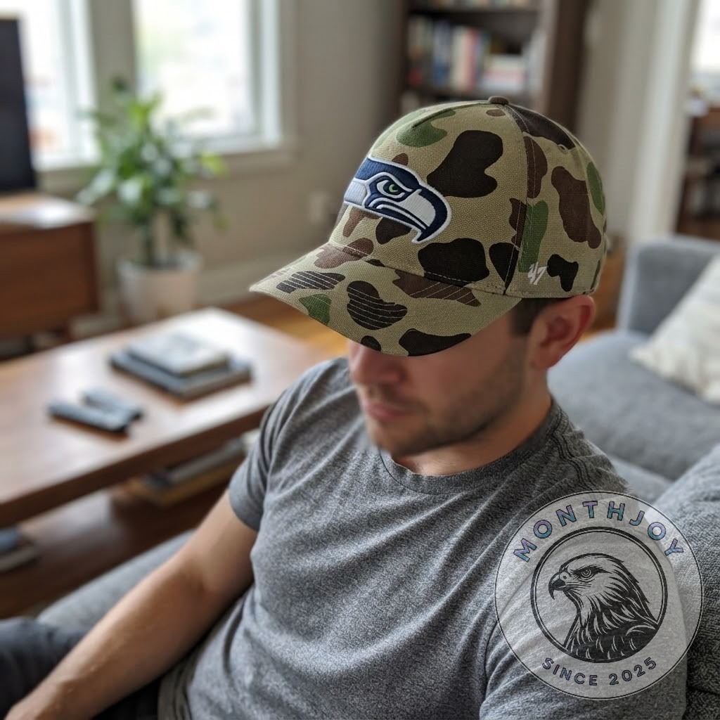Seattle Seahawks Duck Camo Veterans Day 2026 Cap - photo 2