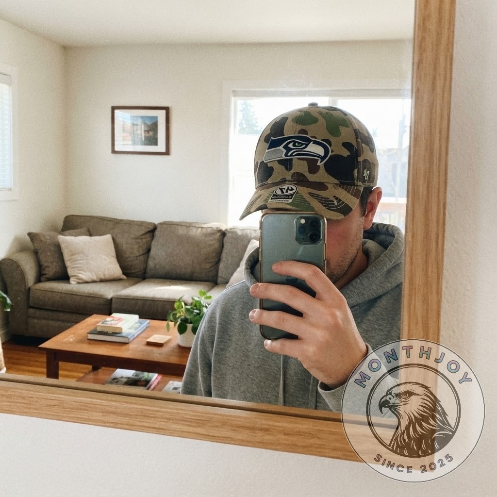 Seattle Seahawks Duck Camo Veterans Day 2026 Cap - photo 3