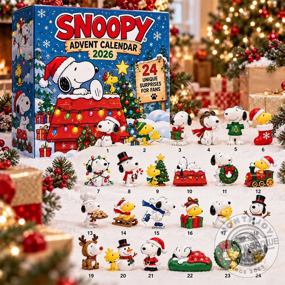 Snoopy Advent Calendar 2026 - Side View