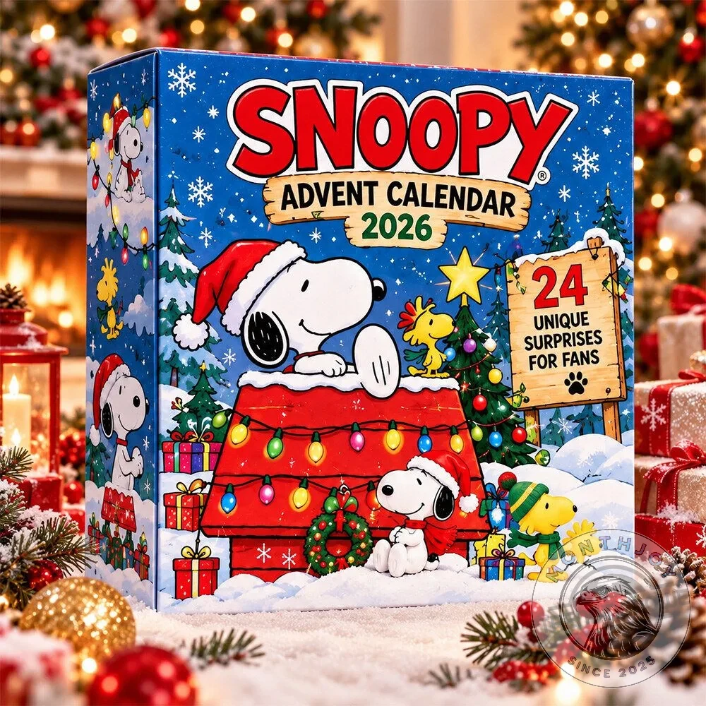 Snoopy Advent Calendar 2026 - Full Design