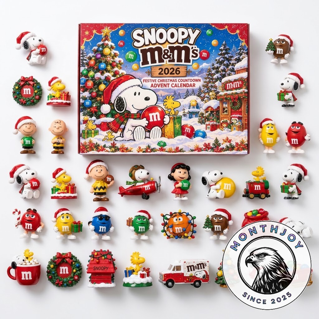 Snoopy M&M's 2026 Festive Christmas Countdown Advent Calendar - photo 2