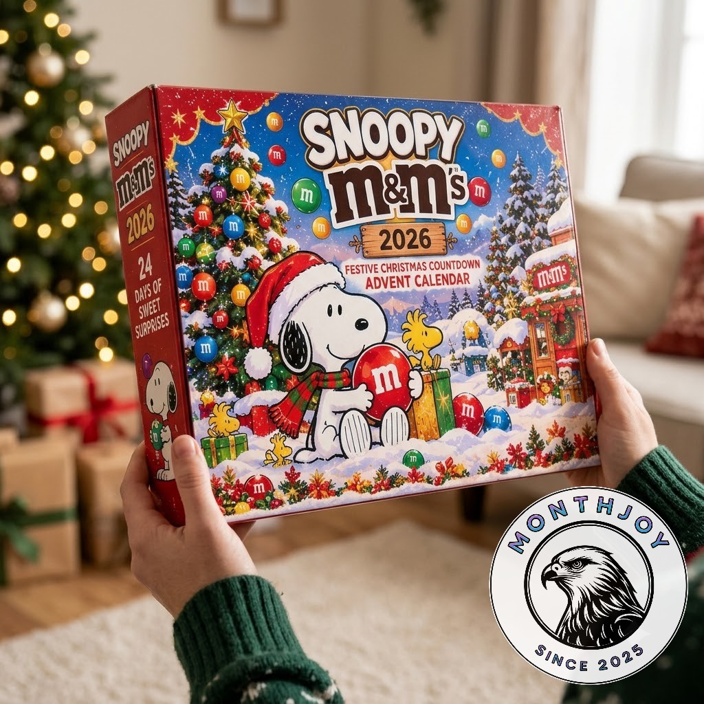 Snoopy M&M's 2026 Festive Christmas Countdown Advent Calendar - photo 3