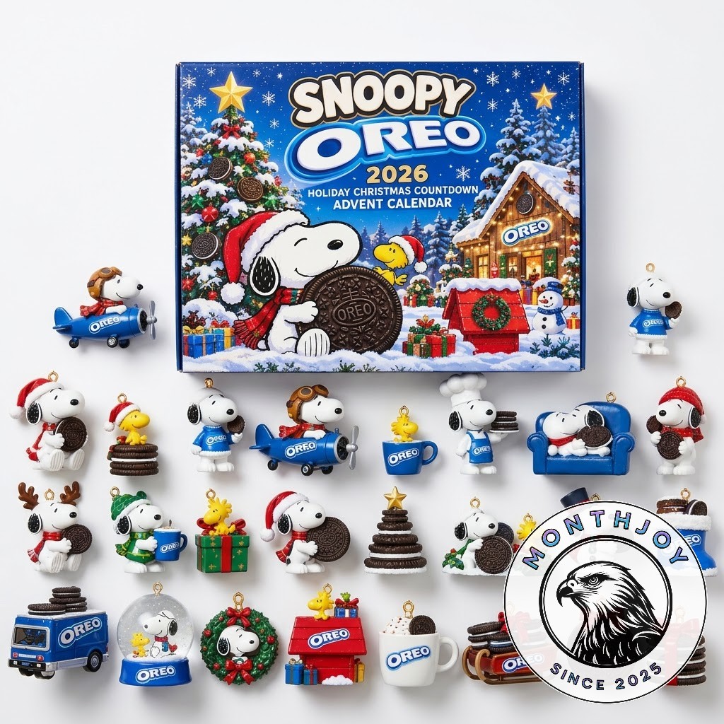 Snoopy Oreo 2026 Holiday Christmas Countdown Advent Calendar - photo 2