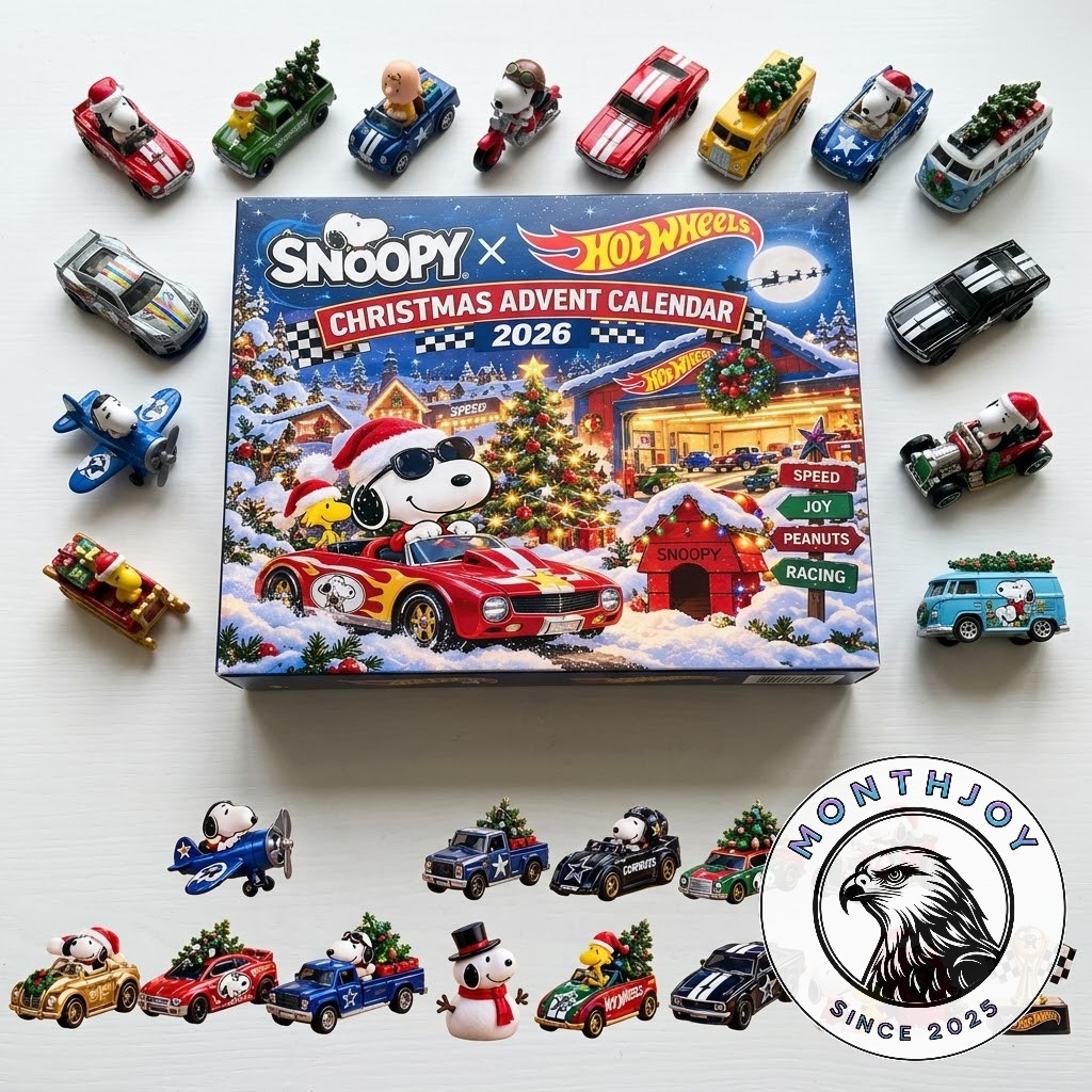 Snoopy x Hot Wheels Christmas 2026 Advent Calendar - photo 2