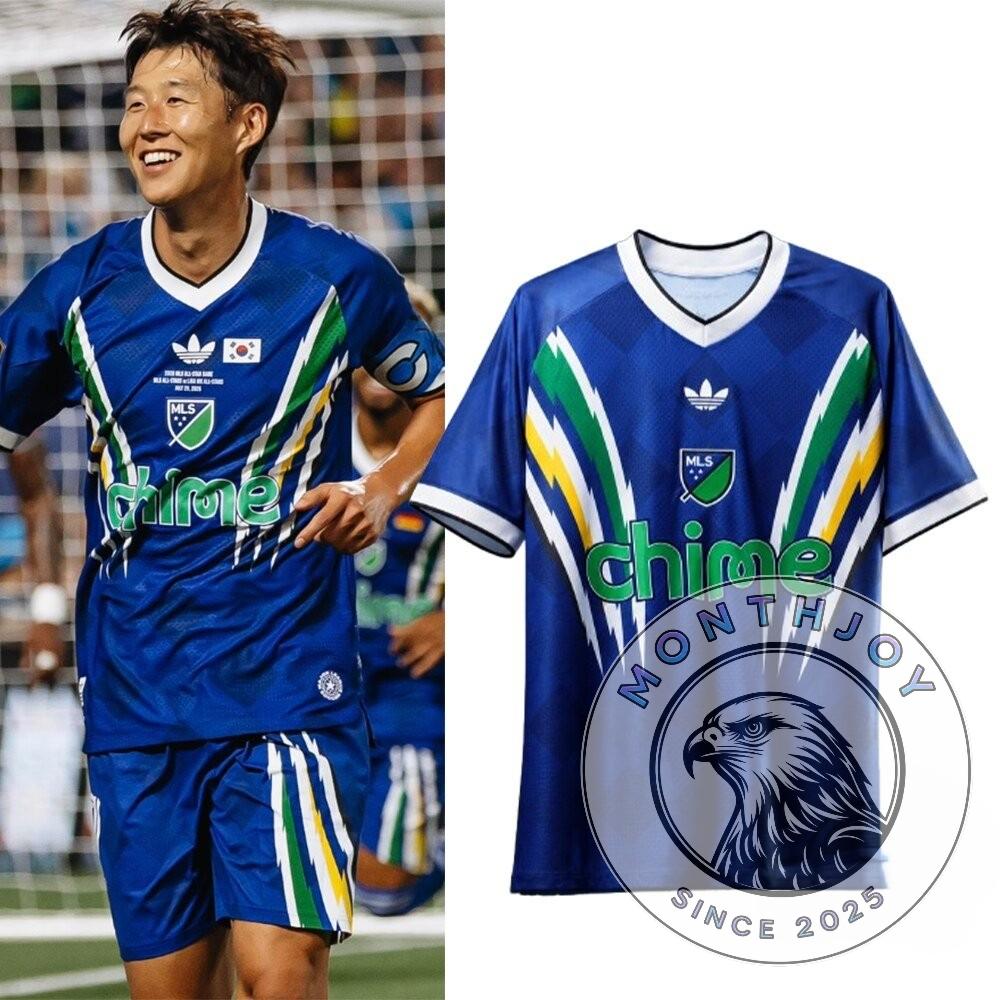 Son Heung-min MLS Chime Stripe Soccer Jersey - Front View
