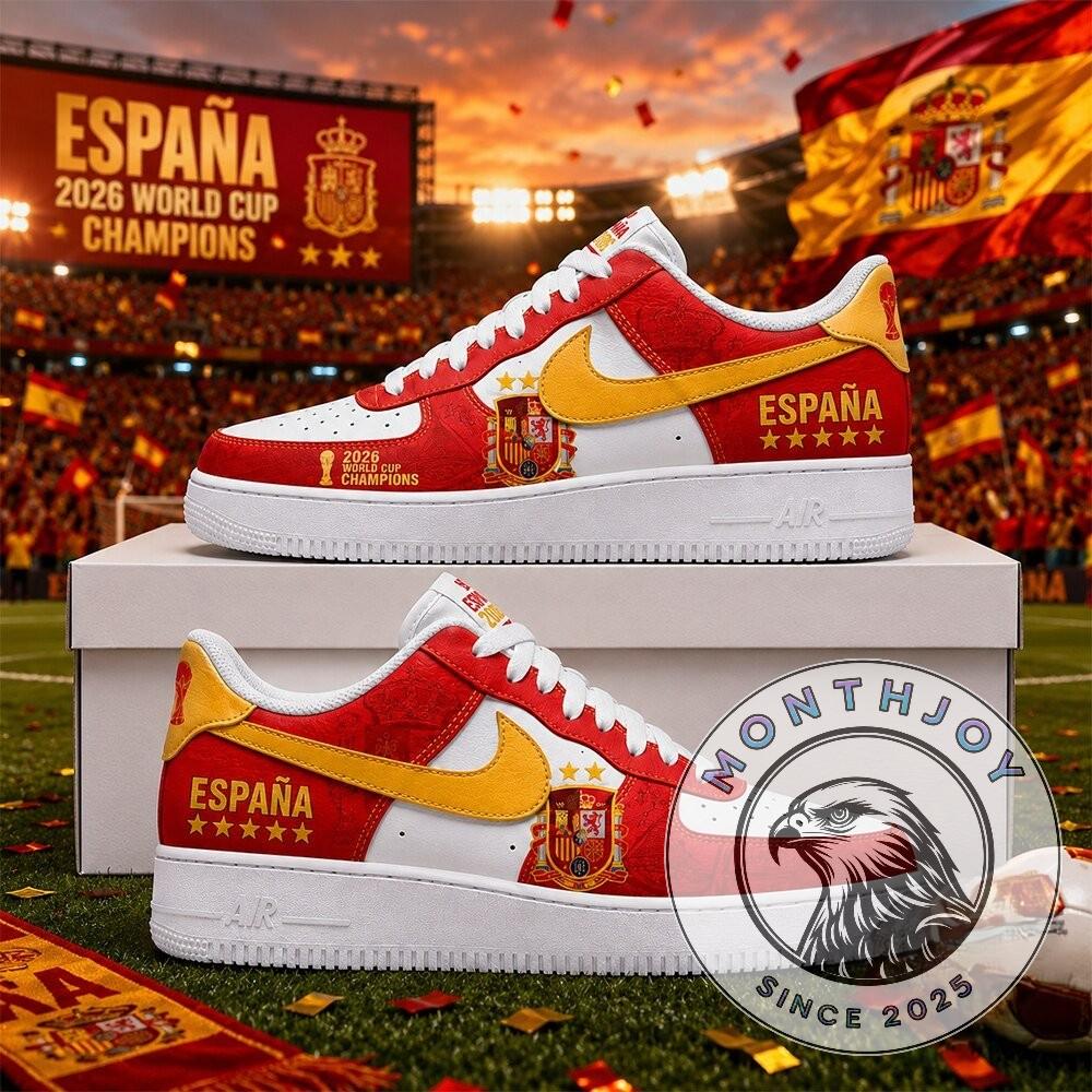 Spain 2026 FIFA World Cup Champions Sneakers - Front View