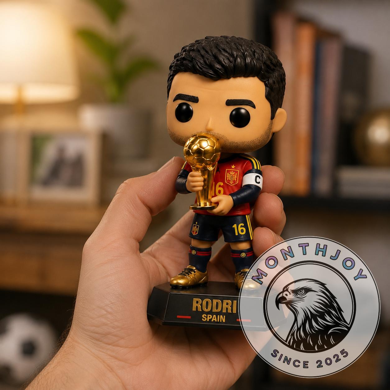 Spain Rodri FIFA World Cup 2026 Golden Ball Funko Pop - Detail View