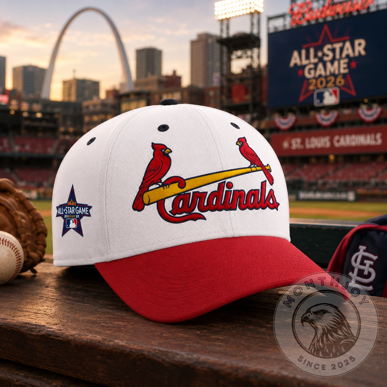St. Louis Cardinals Walker 18 All-Star Game American 2026 Jersey - Detail View