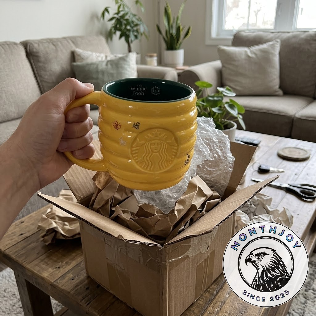 Starbucks Disney Winnie the Pooh Honeycomb Bee Design Mug - photo 2