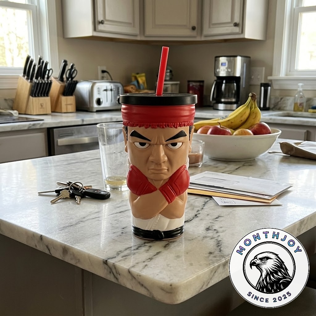 Street Fighter Ryu Grippr Sculpted Character Tumbler 2026 - photo 3