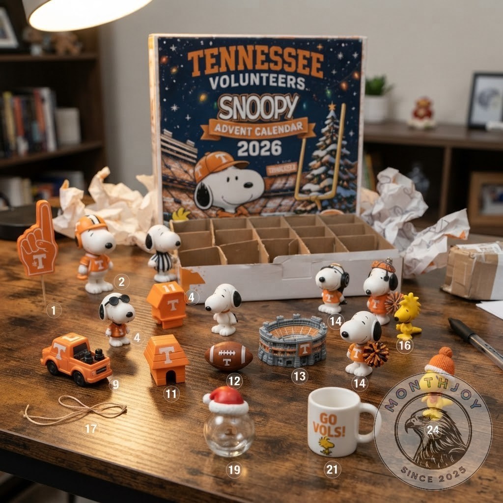 Tennessee Volunteers Snoopy 2026 Advent Calendar - photo 2