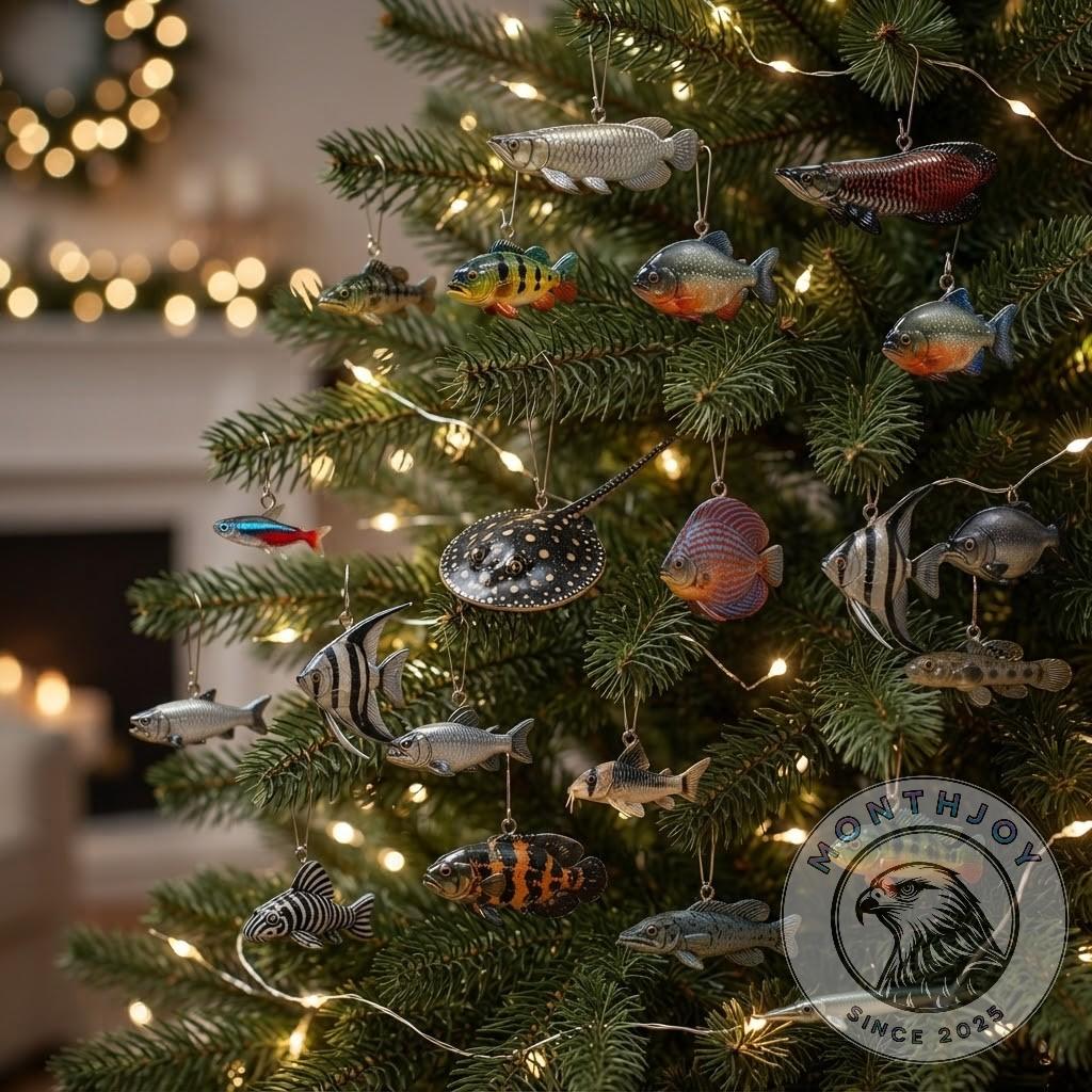 The Amazon Fishes 24 Acrylic Ornaments Advent Calendar - photo 3