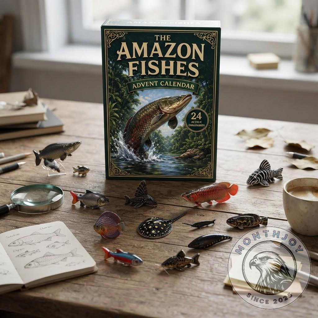 The Amazon Fishes 24 Acrylic Ornaments Advent Calendar - photo 4