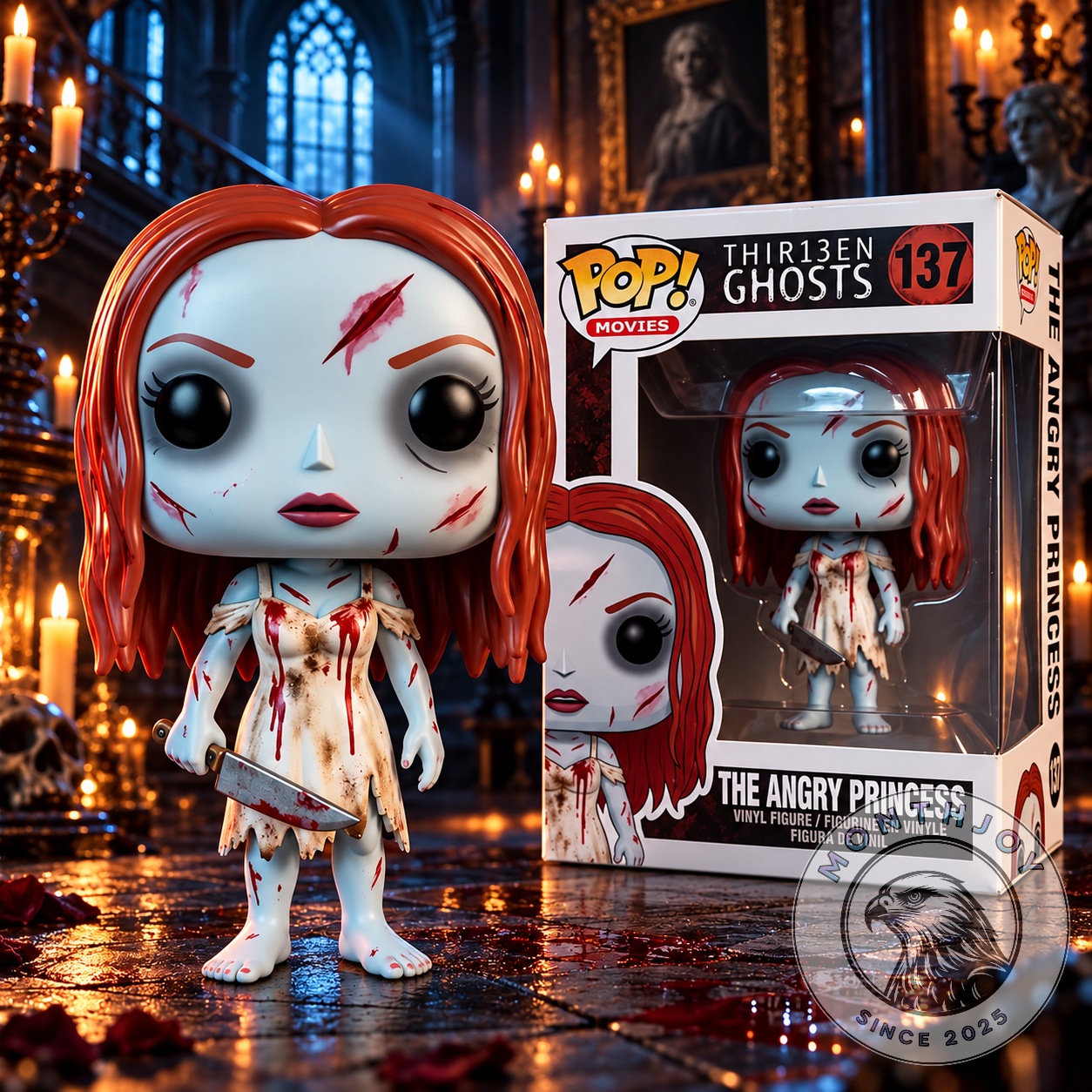 The Angry Princess Thir13en Ghosts Funko Pop Figure - front view with collector box