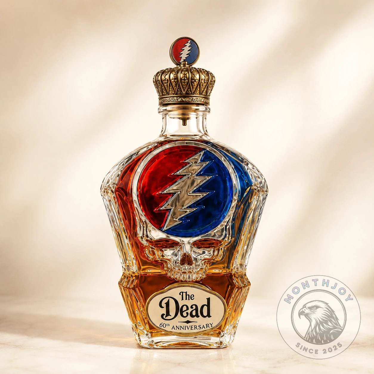 Grateful Dead 60th Anniversary Whiskey Decanter - Artwork Detail