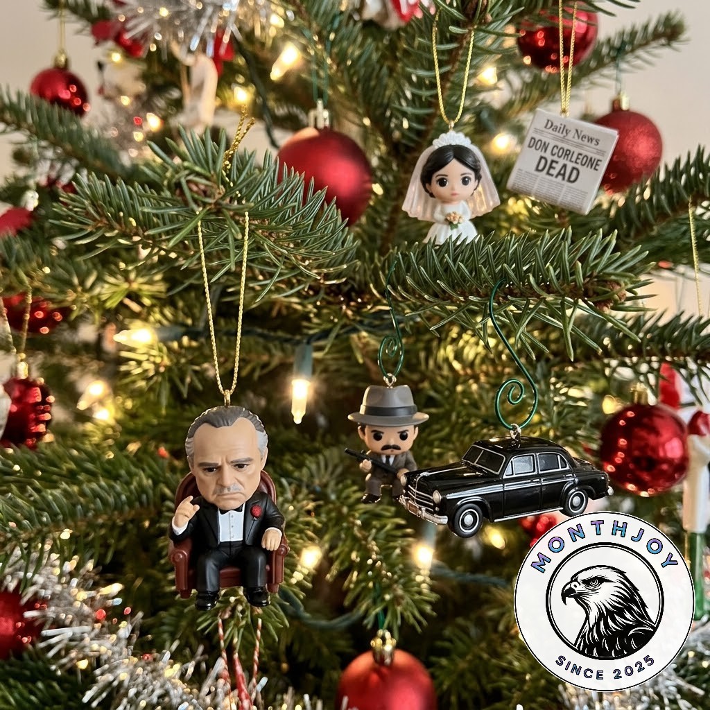 The Godfather Advent Calendar 2026 Movie - angled view showing side panel and figures