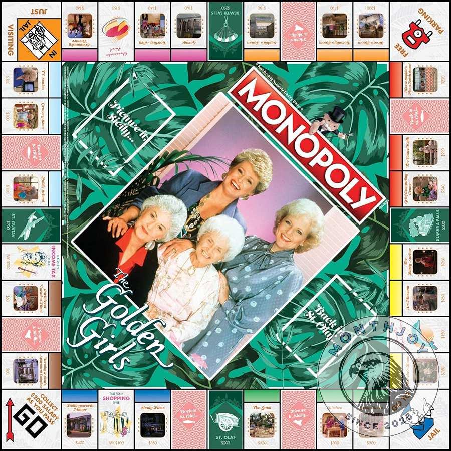The Golden Girls Monopoly Edition Board Game - photo 2