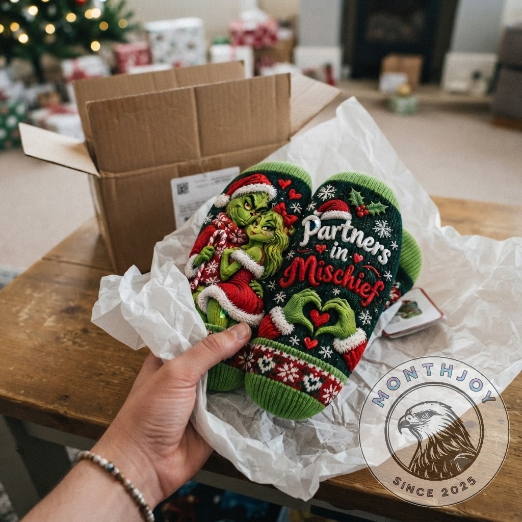 The Grinch Partners in Mischief Christmas Crew Socks 2026 - photo 3