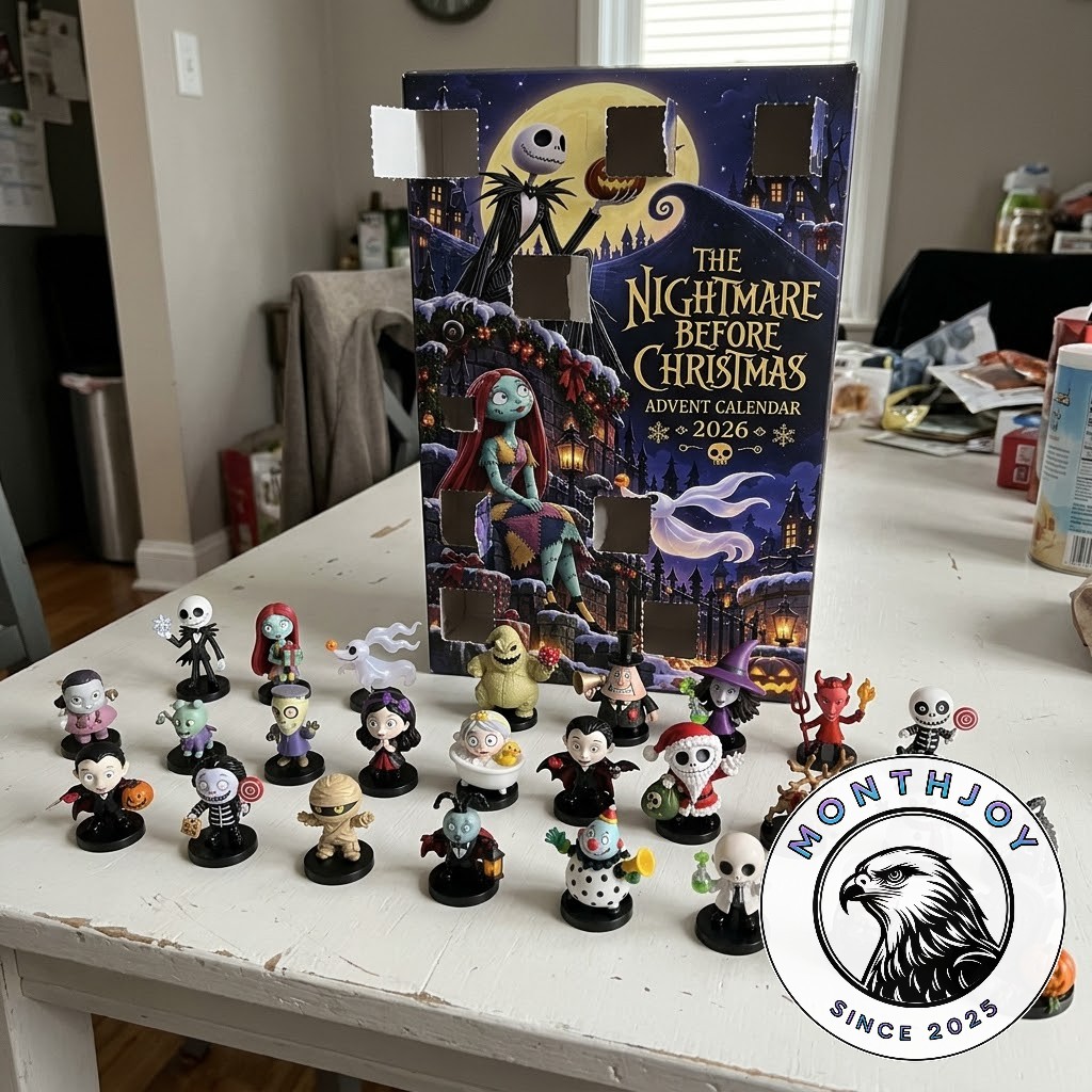 The Nightmare Before Christmas 2026 Character Advent Calendar - numbered collectible figures