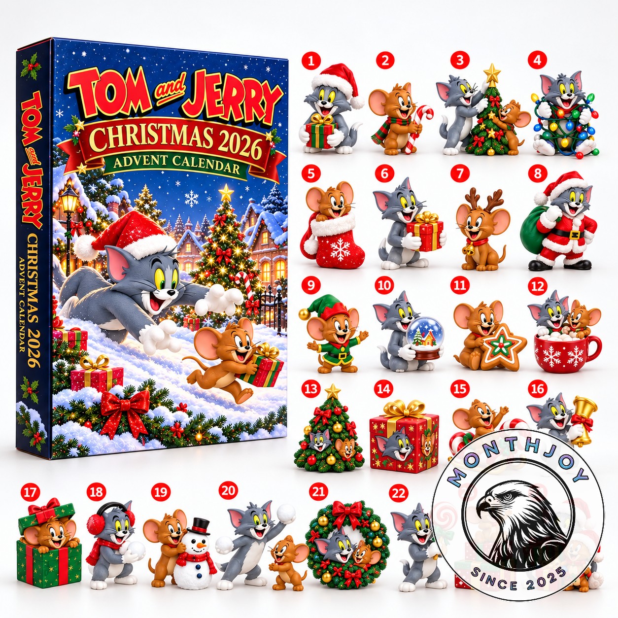 Tom and Jerry Christmas 2026 Advent Calendar