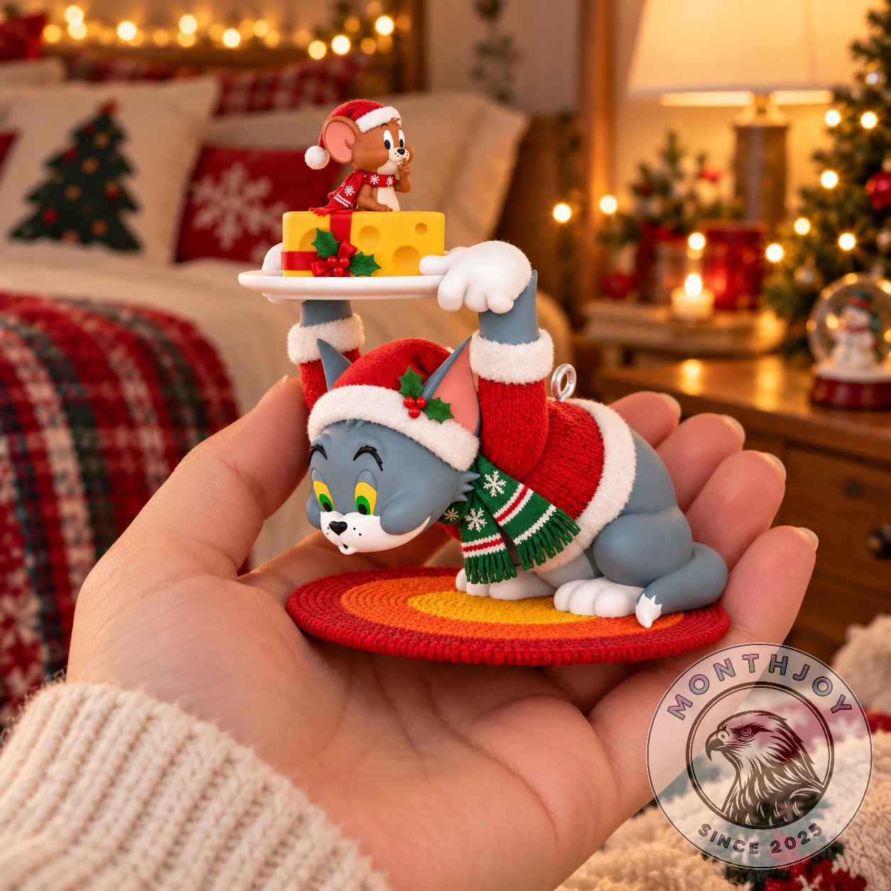 Tom and Jerry Hide and Seek Christmas 2026 Ornament - photo 2