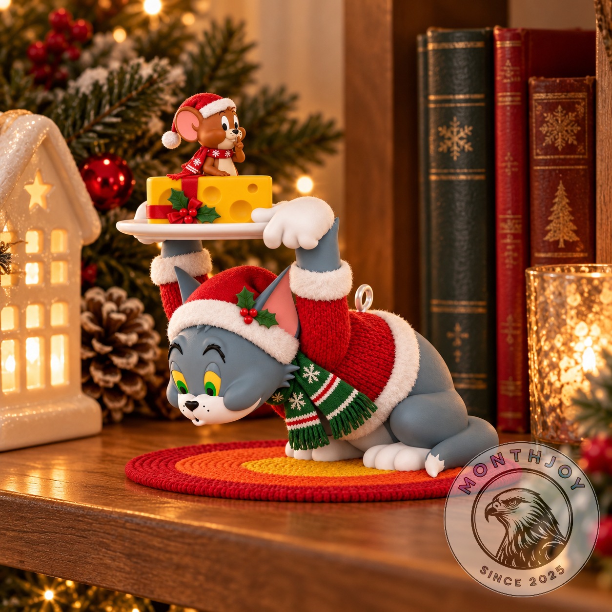 Tom and Jerry Hide and Seek Christmas 2026 Ornament - photo 3