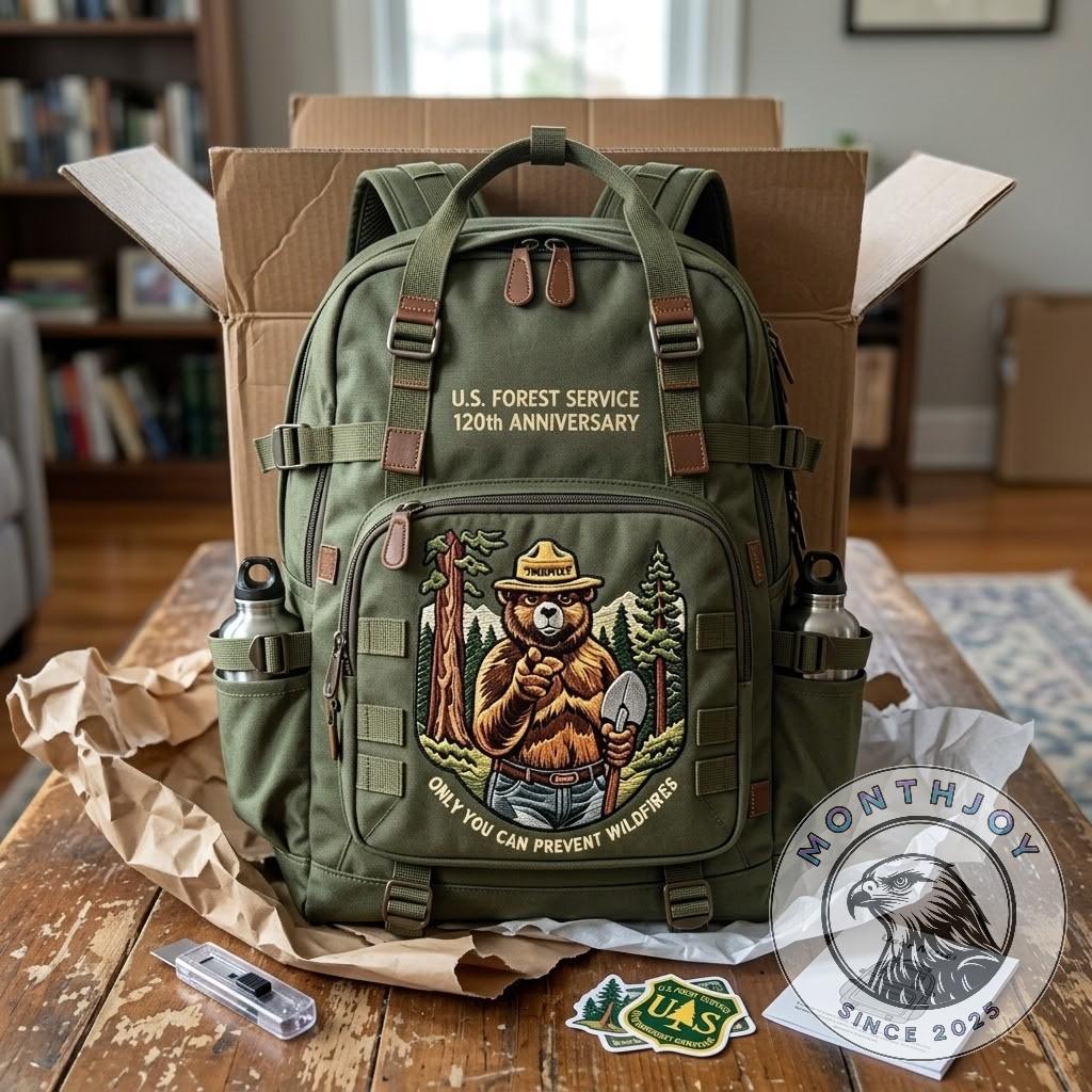 Smokey Bear 120th Anniversary Wildfire Prevention Backpack - Detail View