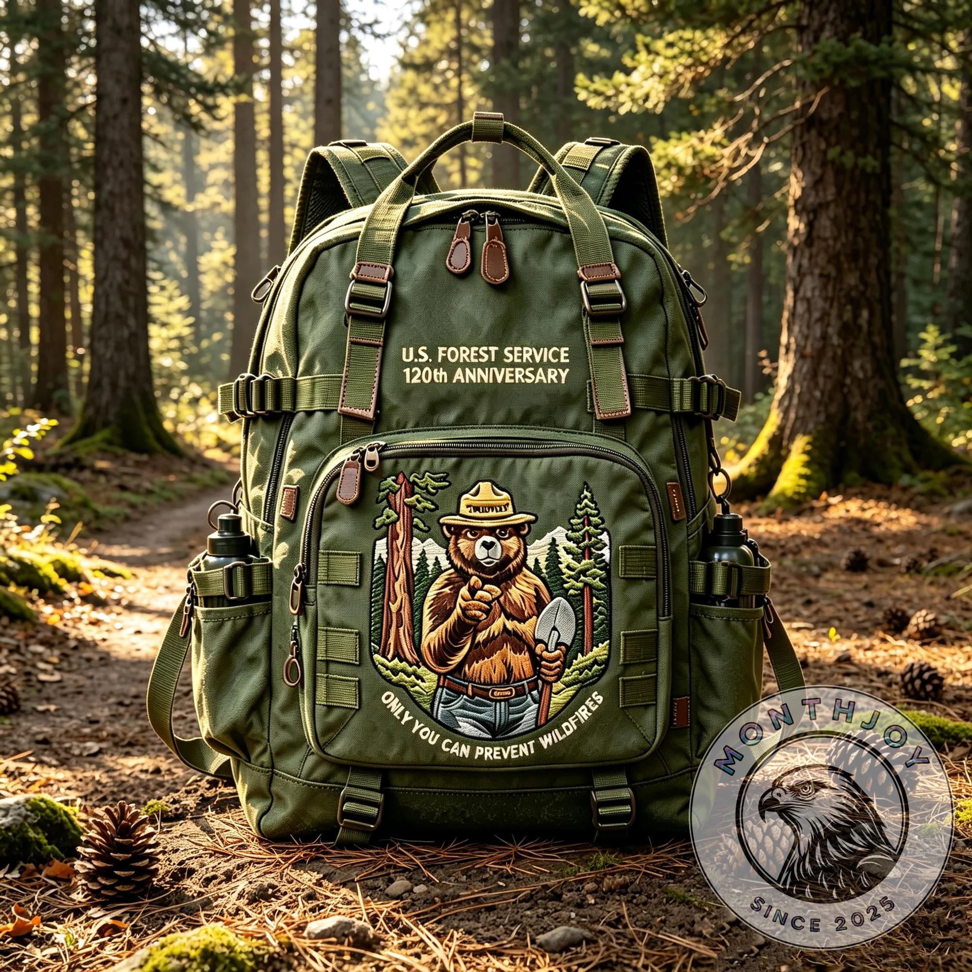 Smokey Bear 120th Anniversary Wildfire Prevention Backpack - Front View