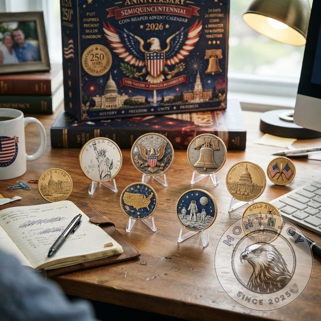 United States 250th Anniversary 2026 Coin-Shaped Advent Calendar - photo 2