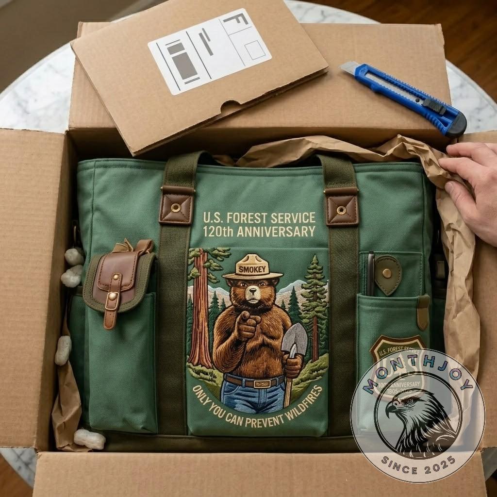 Smokey Bear 120th Anniversary Tote Bag - Detail View