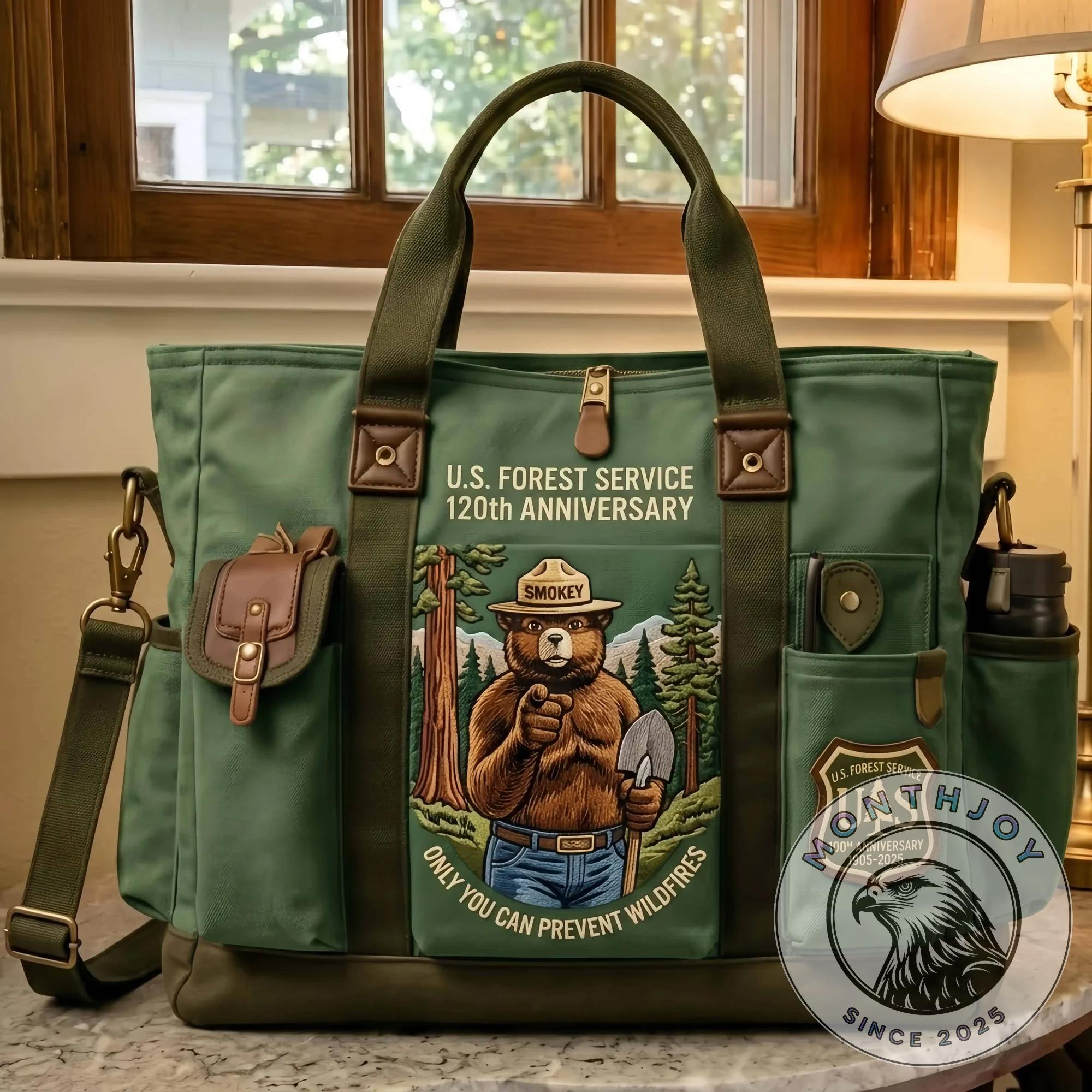 Smokey Bear 120th Anniversary Tote Bag - Front View