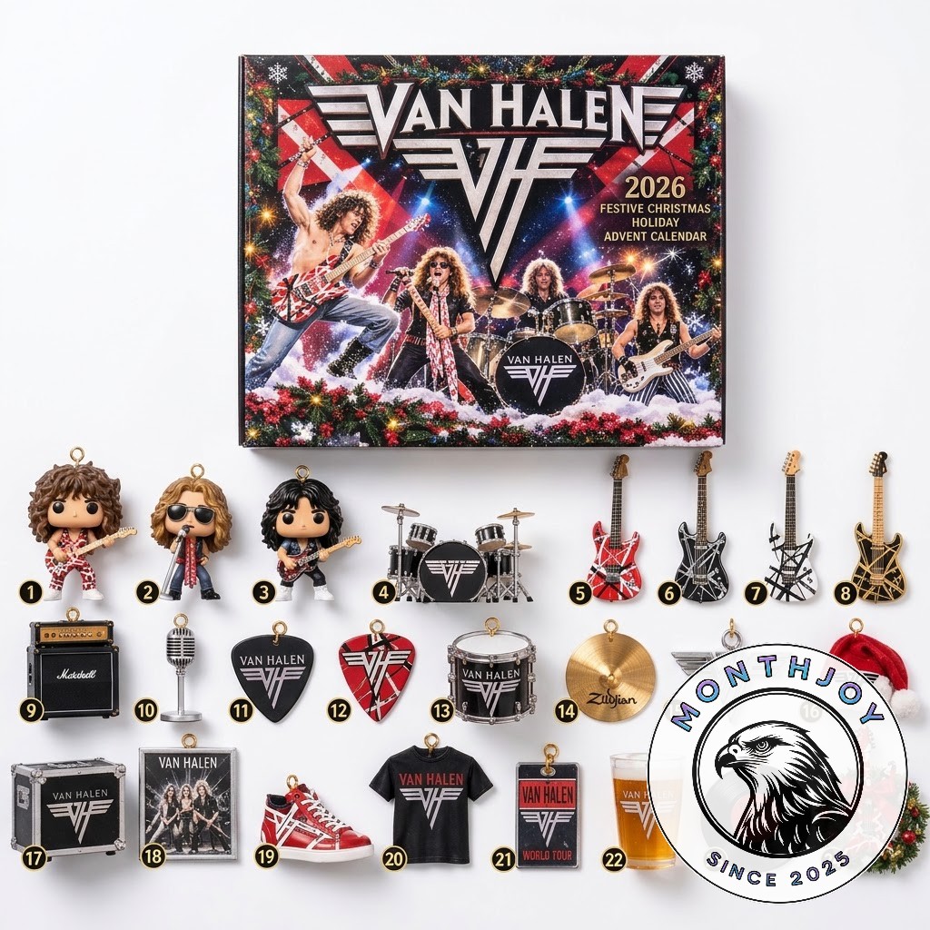 Van Halen 2026 Festive Christmas Holiday Advent Calendar - photo 2