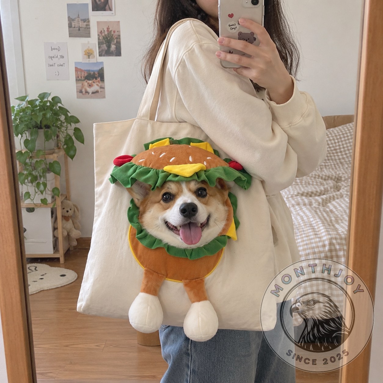 Woofidoo Burger Pet Carrier Tote Bag - photo 2