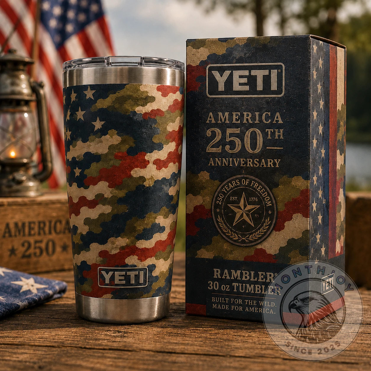 YETI America 250th Anniversary 2026 Tumbler - Front View